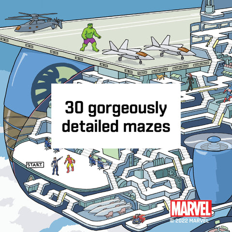 Book (Paperback) - Marvel Mazes