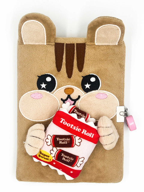 Diary - Plush Tootsie Roll Chipmunk