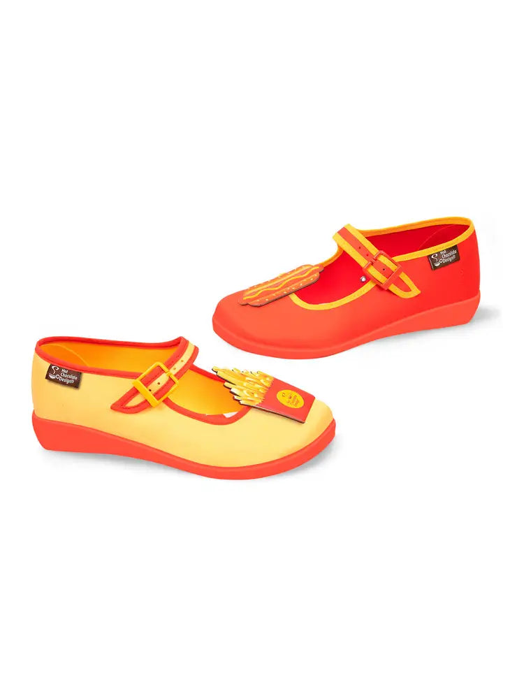 Women's Shoe - Chocolaticas® Hot Dog Mary Jane Flat