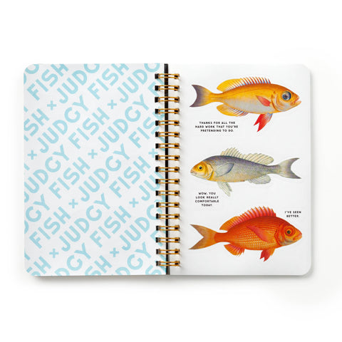Sticker Book - Brass Monkey Judgy Fish
