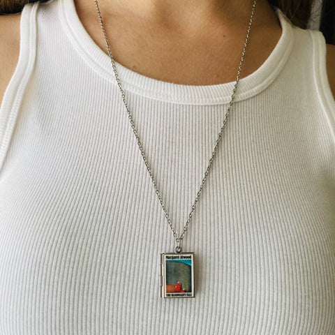Necklace - Book Locket The Handmaid's Tale: Stainless Steel