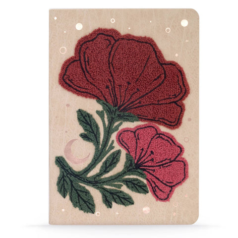 Journal (Hardcover) - Double Bloom Embroidered