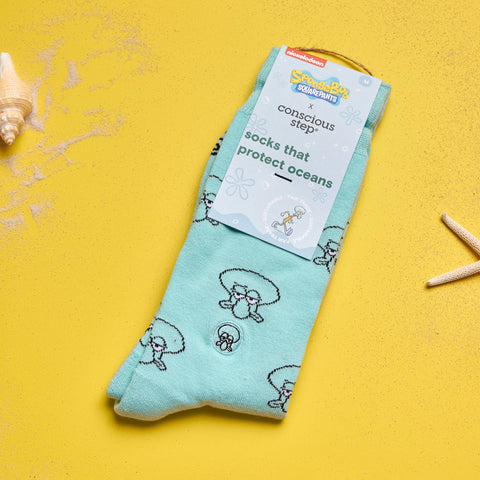 Socks that Protect Oceans - Squidward