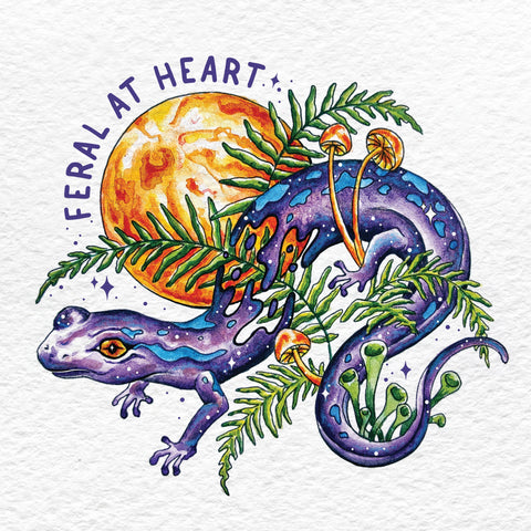 Embroidered Patch - Feral at Heart