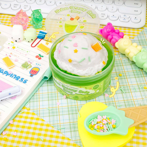 Slime - Melon Creamy Soda 2 Slimes in 1