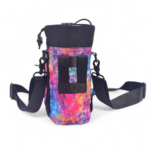 Water Bottle Carrier - Tie-Dye Bloom