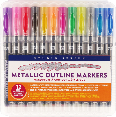 Markers - Studio Series Metallic Outline