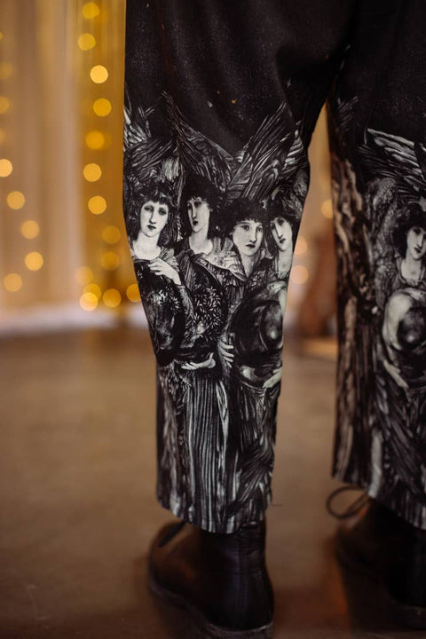 Artist Pant - The Guardians with Celestial Print & Angels