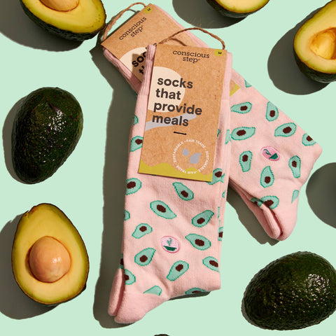 Socks that Provide Meals - Avocados