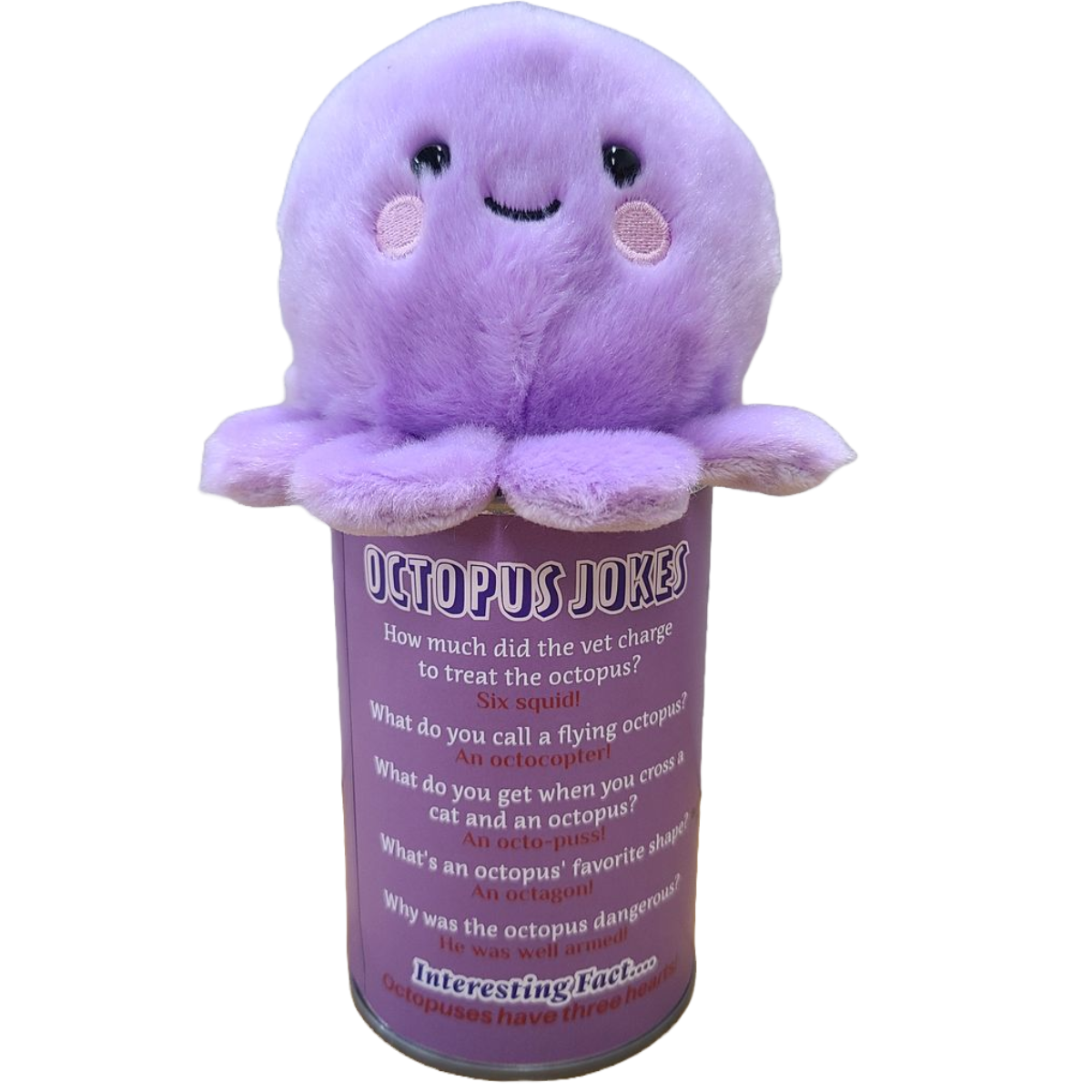 Stuffed Animal - Inky the Canned Octopus