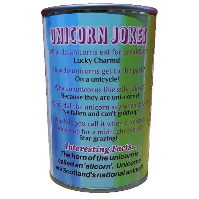 Stuffed Animal - Sparkles the Canned Rainbow Unicorn