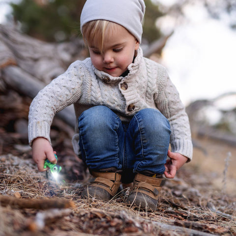 Flashlight - Green Turtle Carabiner