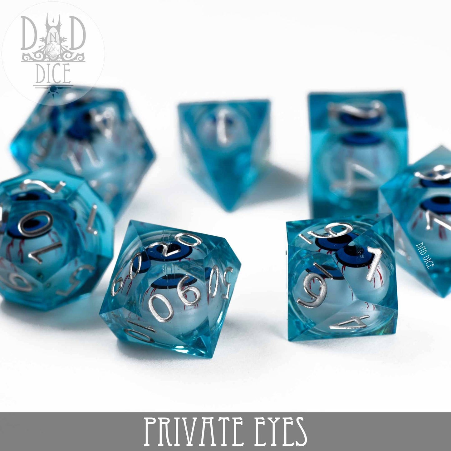 Dice Set - Private Eyes Liquid Core