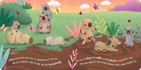 Board Book - I Love Being a Capybara