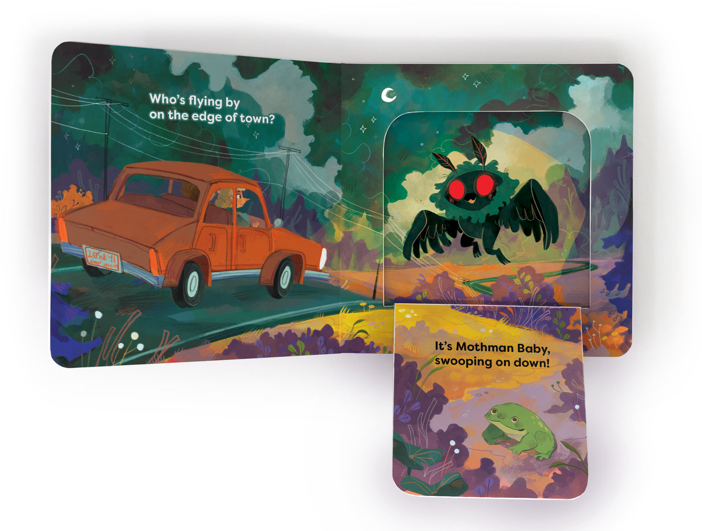 Board Book - Mothman Baby!: A Hazy Dell Flap Book