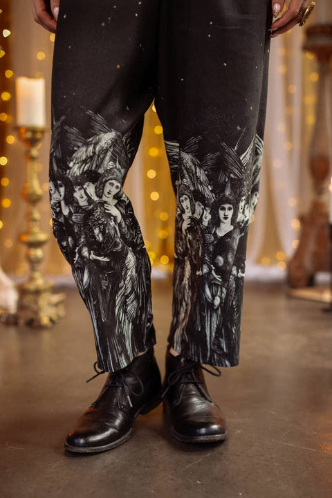 Artist Pant - The Guardians with Celestial Print & Angels