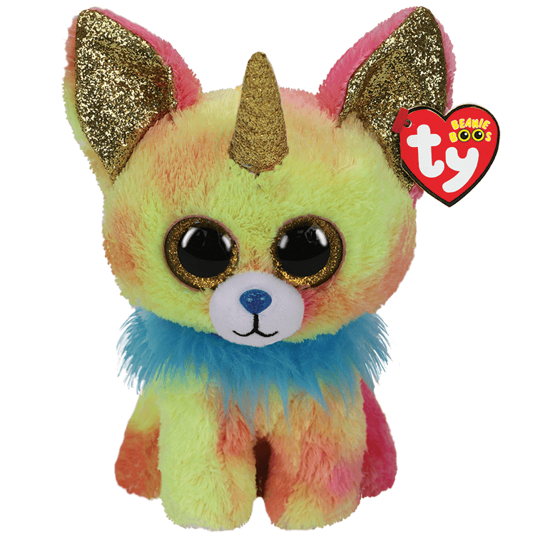 Stuffed Animal - Yips Rainbow Chihuahua With Horn (Regular)