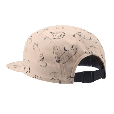 Hat (5 Panel) - Capybara Khakii