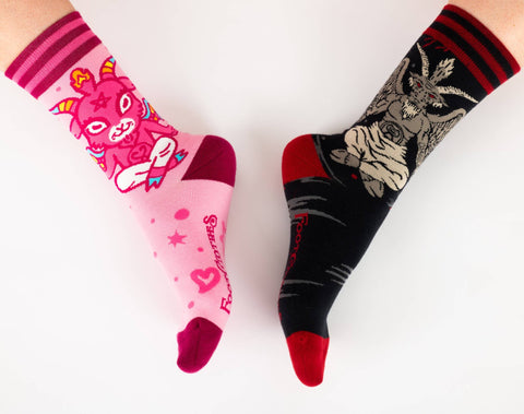 Crew Socks - Cute Baphomet