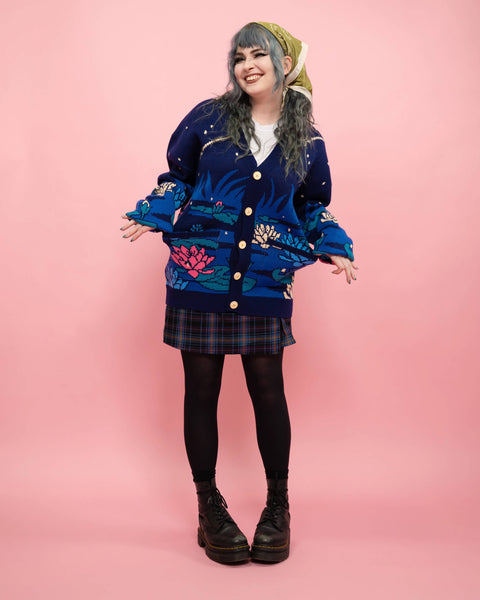 Cardigan - Water Lily