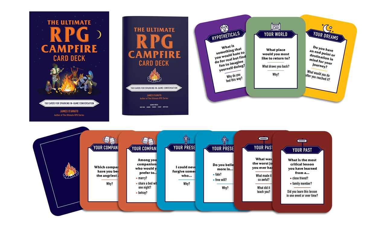 Activity Cards - Ultimate RPG Campfire Card Deck