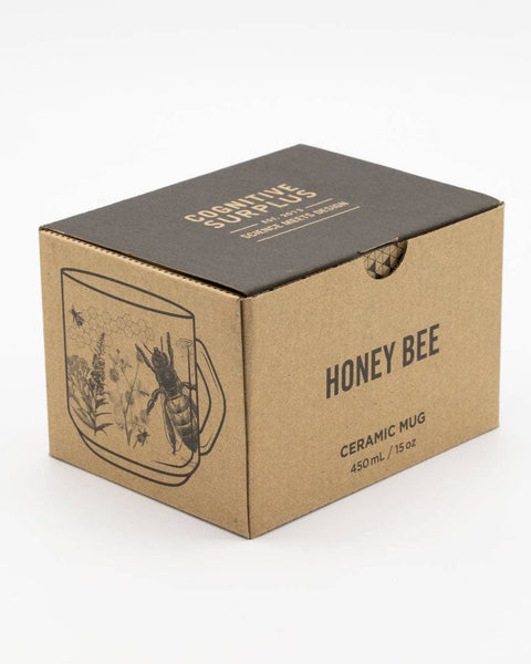 Mug (Ceramic) - Yellow Honeybee 15oz