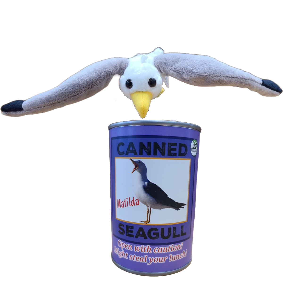 Stuffed Animal - Matilda the Canned Seagull