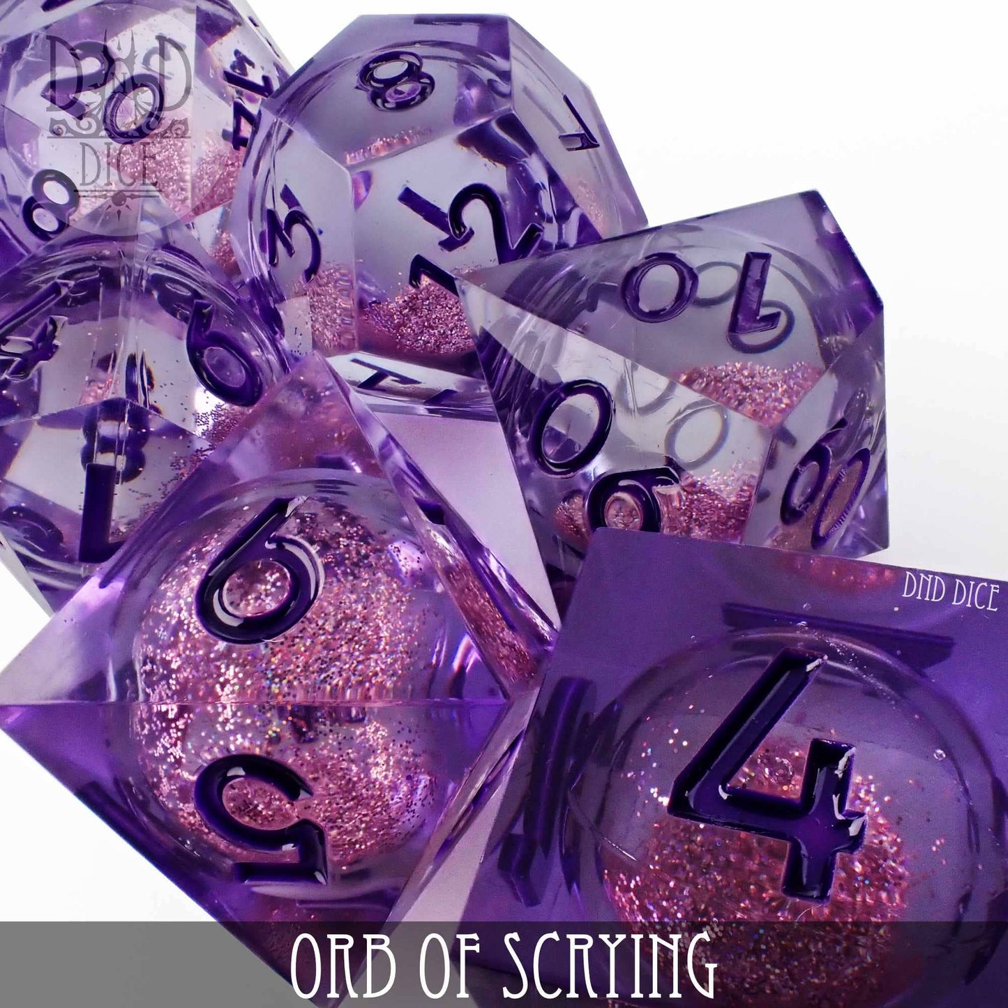 Dice Set - Orb of Scrying Liquid Core