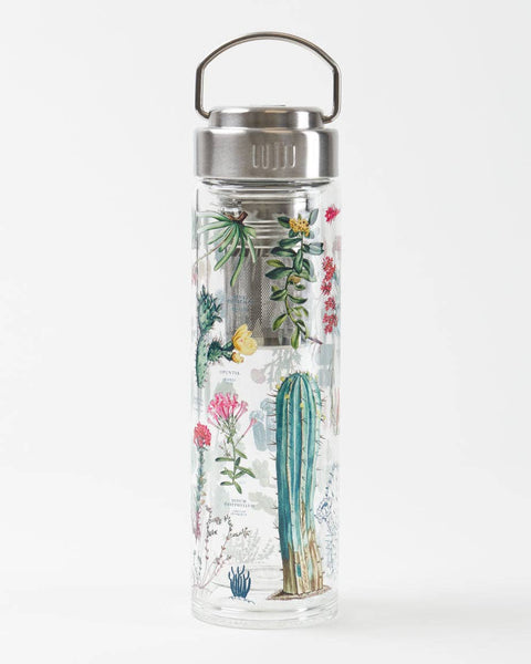 Glass Tea Infuser - Succulents