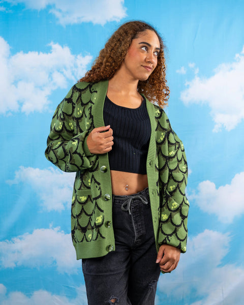 Cardigan - Green Dragon