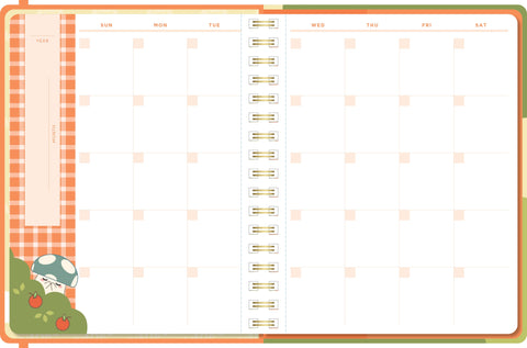 Spiral Planner (Hardcover) - Smoko Mushroom Garden