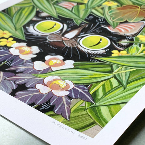 Art Print - Curious Green Eyes