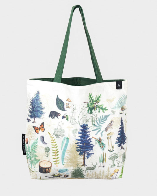 Canvas Shoulder Tote - Into The Woods