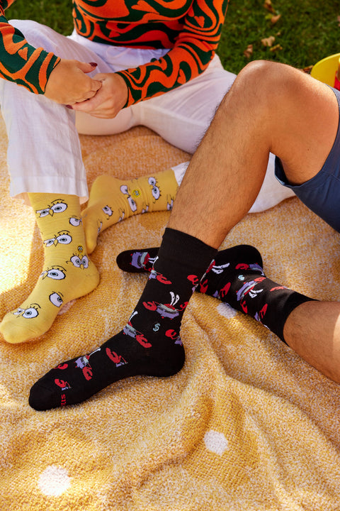 Socks that Protect Oceans - Mr. Krabs