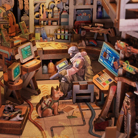 DIY Book Nook Kit - Haven Zero with Dust Cover