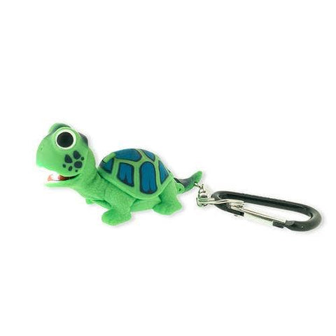 Flashlight - Green Turtle Carabiner