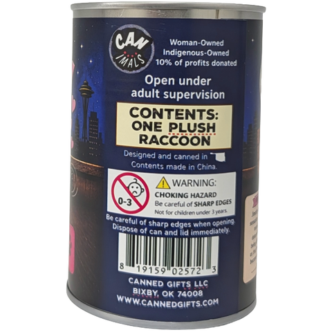 Canned Jimothy the Short Spined Raccoon Seattle Viral Hit: Regular Lid
