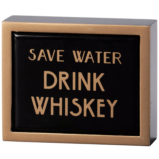 Sign - Save Water Box Sign Mini