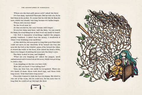 Book (Hardcover) - Adventures of Pinocchio: MinaLima Edition