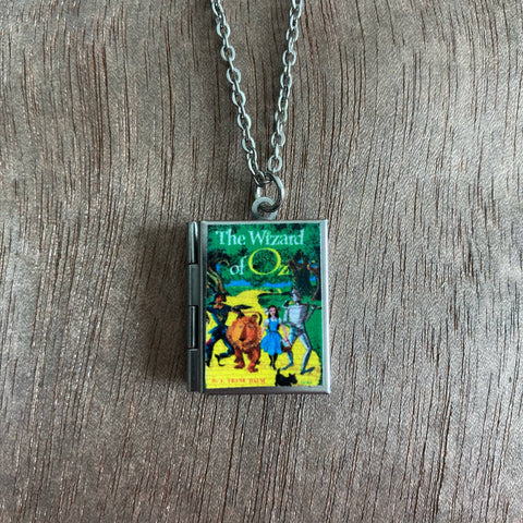Necklace - Book Locket The Wizard of Oz: Stainless Steel
