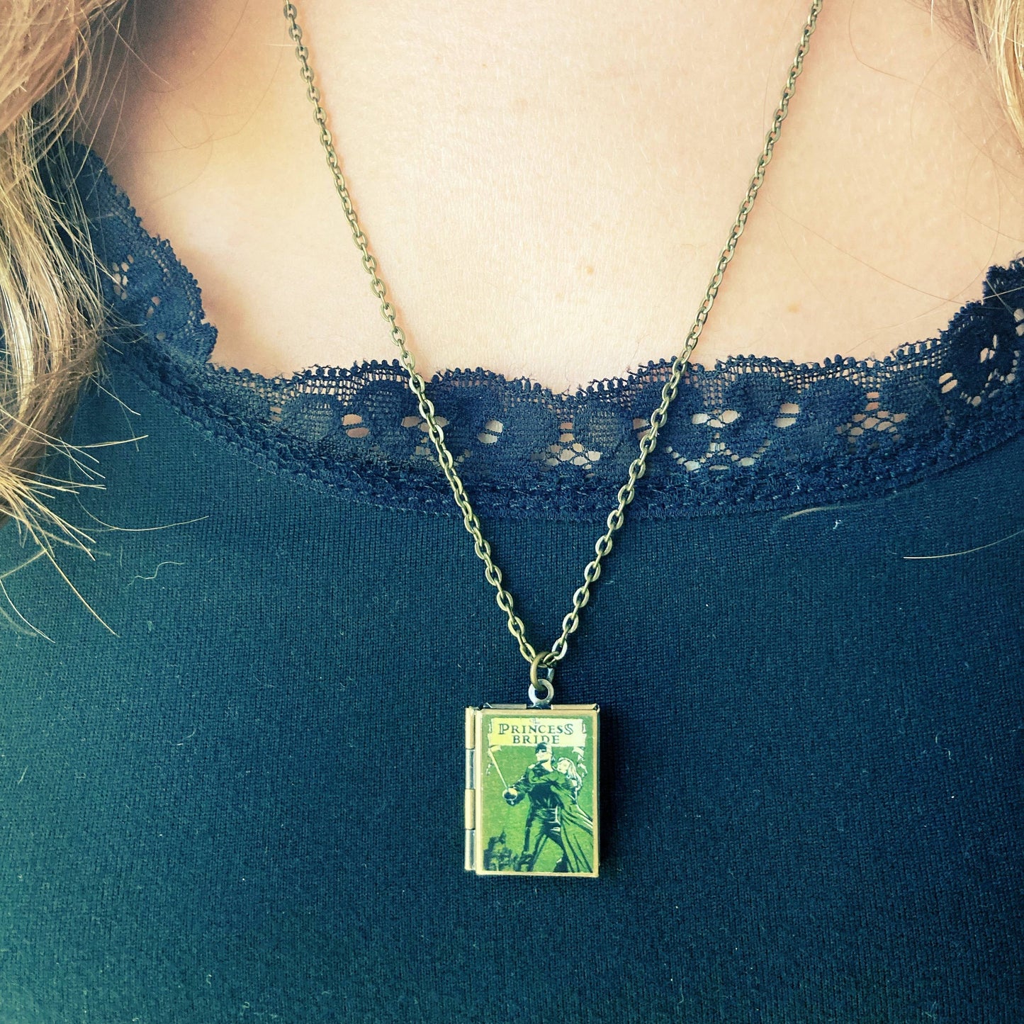 Book Locket - The Princess Bride (Bronze)