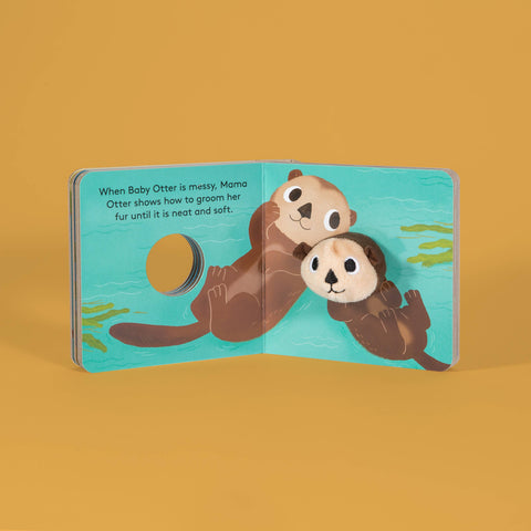 Board Book - Baby Otter Finger Puppet