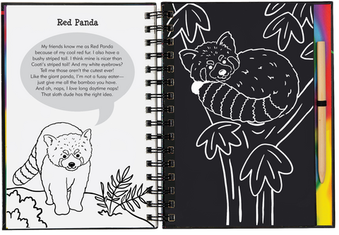 Scratch & Sketch - Sloths & Friends