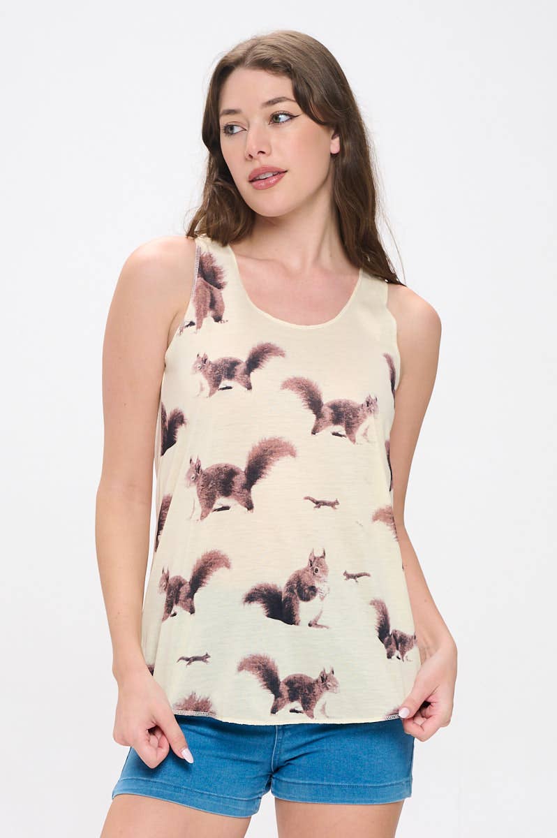 Tank Top - Squirrel