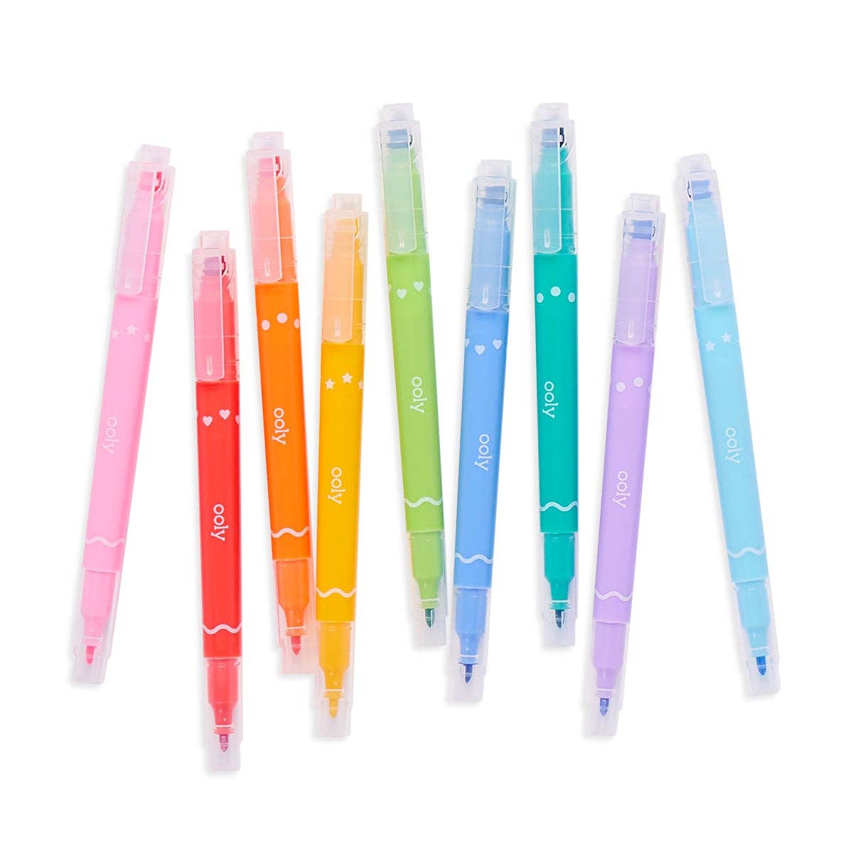 Markers - Confetti Stamp Double-Ended Markers (Set of 9)