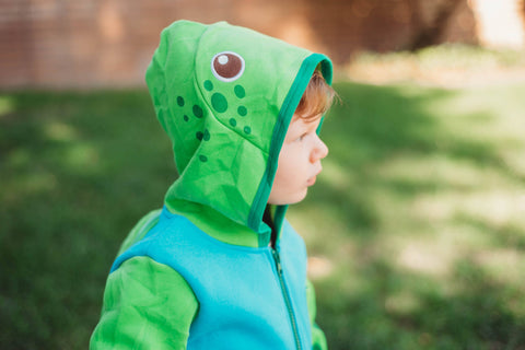 Backpack Hoodie - Sea Turtle