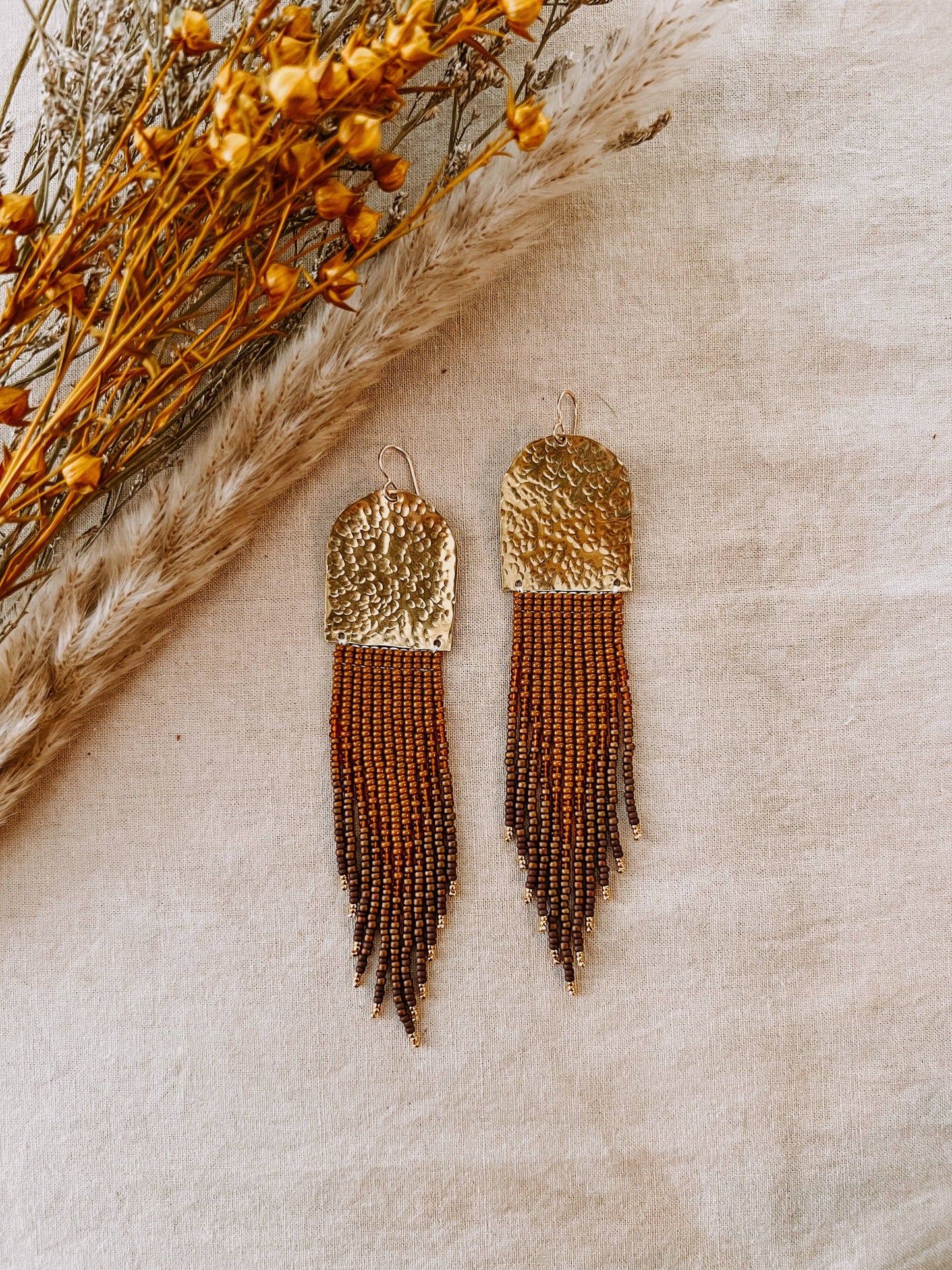 Earrings - Golden Hour Set In Rust