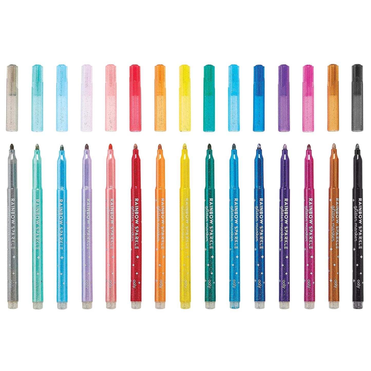 Markers - Rainbow Sparkle Glitter (Set of 15)