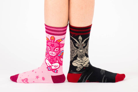 Crew Socks - Cute Baphomet