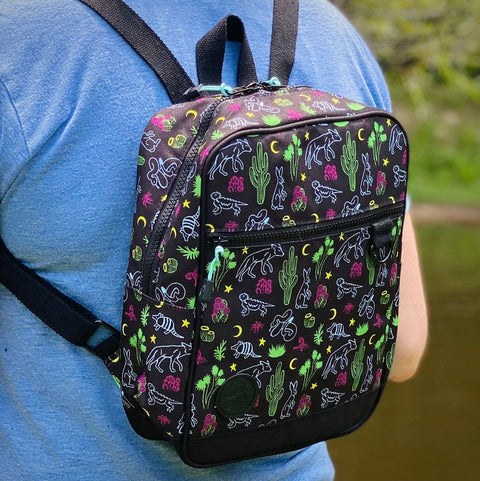 Mini Tablet Backpack - Luna Rising